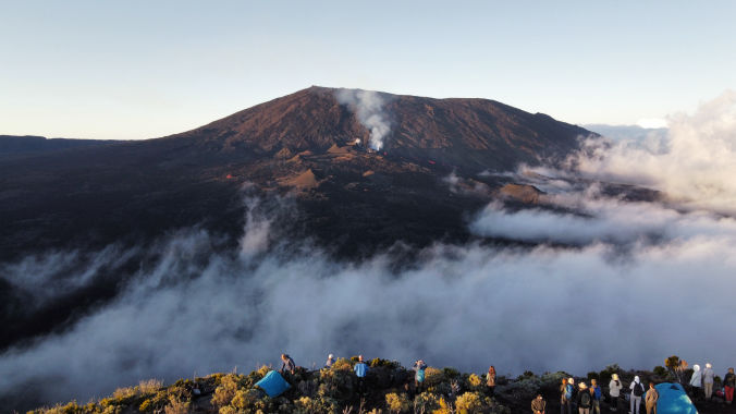 Le Piton de la Fournaise à La Réunion