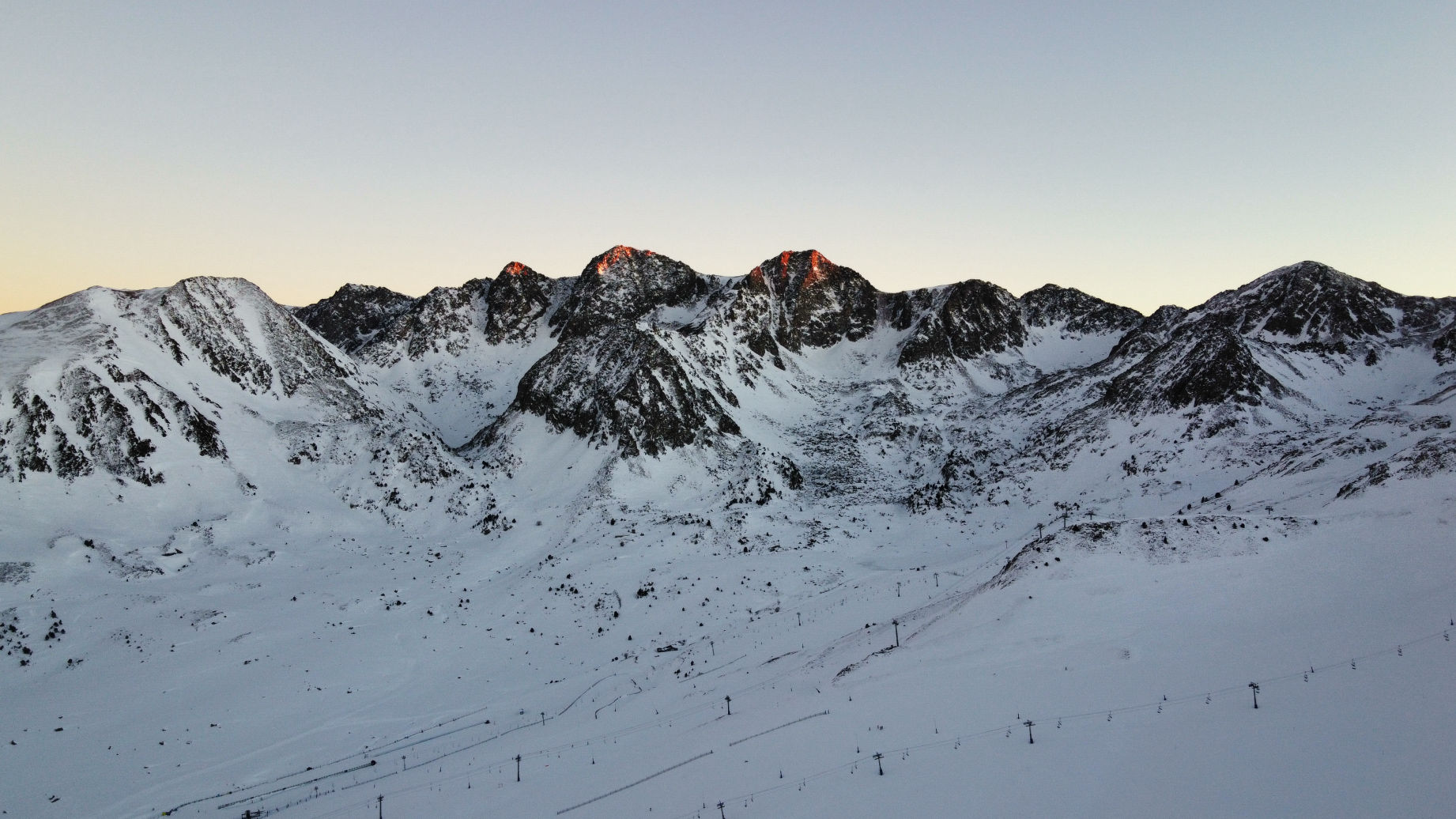 Les paysages d'Andorre sous la neige