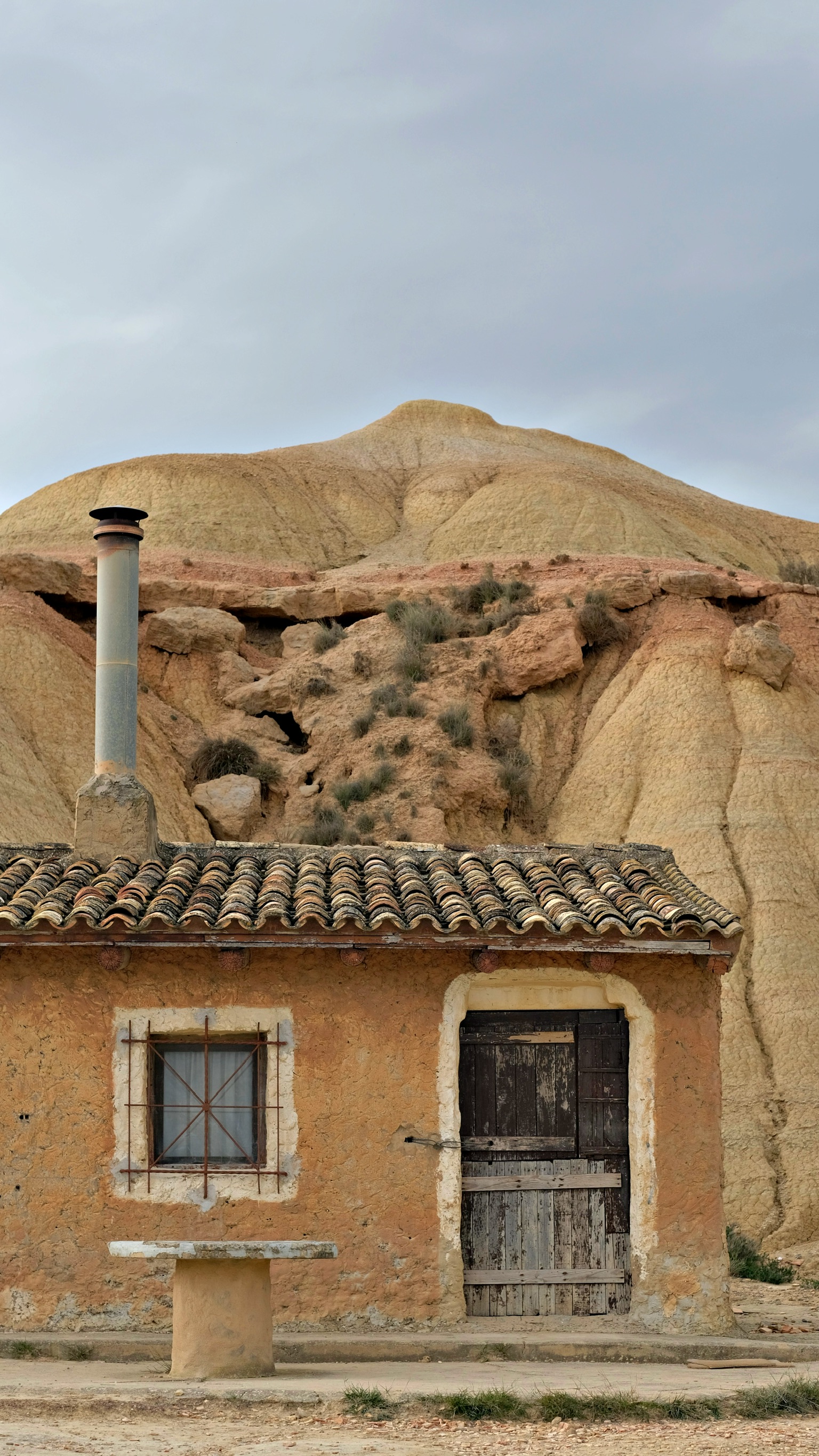 La cabane du désert des Bardenas