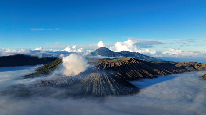 Le Mont Bromo à Java