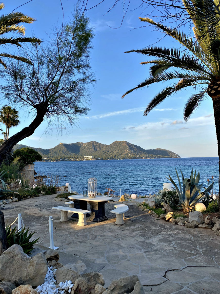 La vue depuis le restaurant Port Verd del Mar