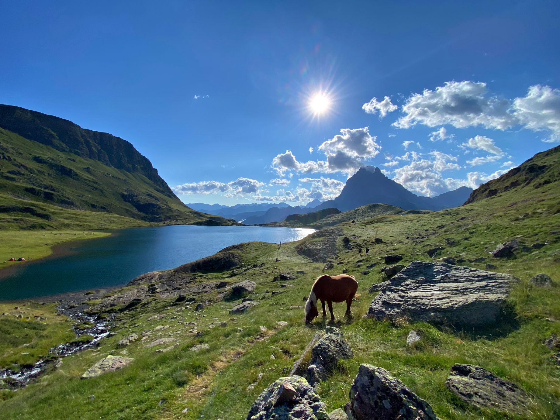 Les paysages sur la randonnée des lacs d'Ayous